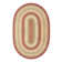  Braided Reversible Rug Washable Indoor/Outdoor Red/Gold Rug