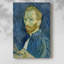 Autoportrait sur toile tendue par Vincent Van Gogh-1870447739