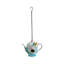 Théière suspendue en porcelaine 19,75 "avec colibri" Tiffany "