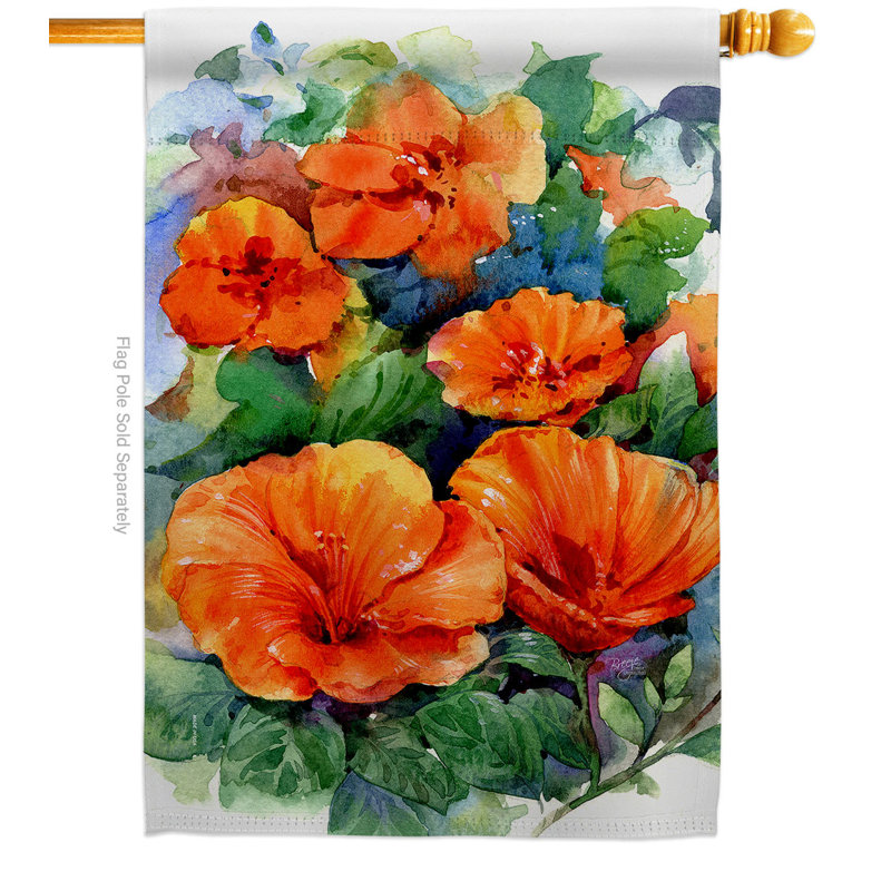 Double Sided 40'' H x 28'' W Polyester House Flag