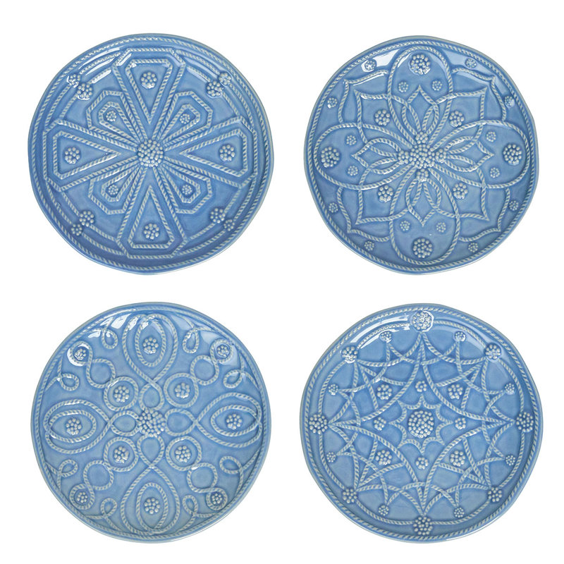 Jardins du Monde Side/Cocktail Plate Assorted - Chambray