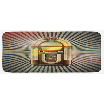 Modern & Contemporary Solid Color Polyester Kitchen Mat