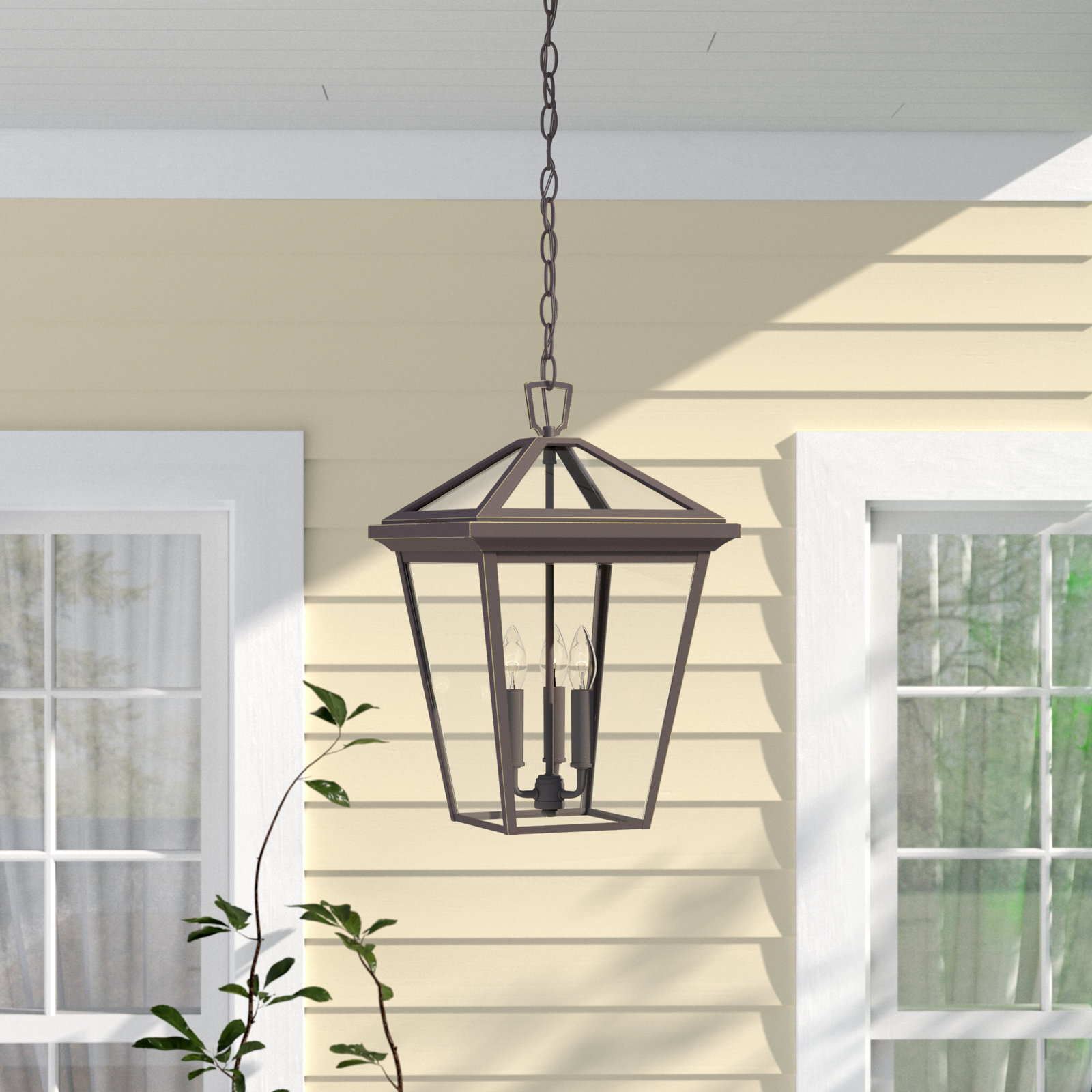 Lalla Transparent Outdoor Metal Pendant