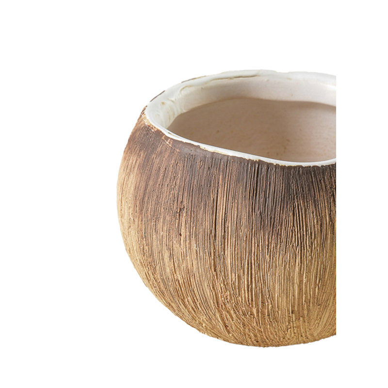 Mini vase en céramique 3 pouces Loon Peak® Coconut