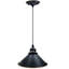 Mcbeth 1 - Light Black Dome Pendant