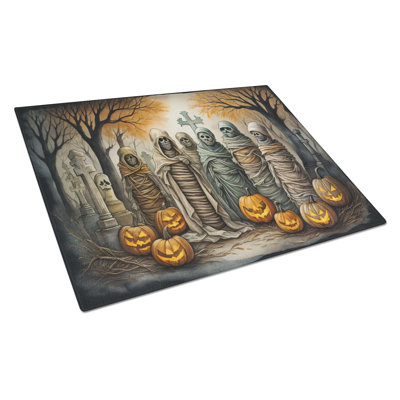 Grande planche à découper en verre Mummies Spooky Halloween