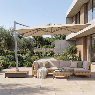 Parasol d'extérieur en porte-à-faux Menades