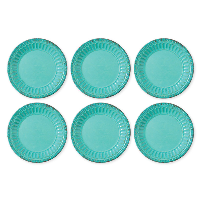 Chateau, 11" Plate, Turquoise S6