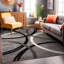 Tapis gris / noir / ivoire Devonshire-724310735