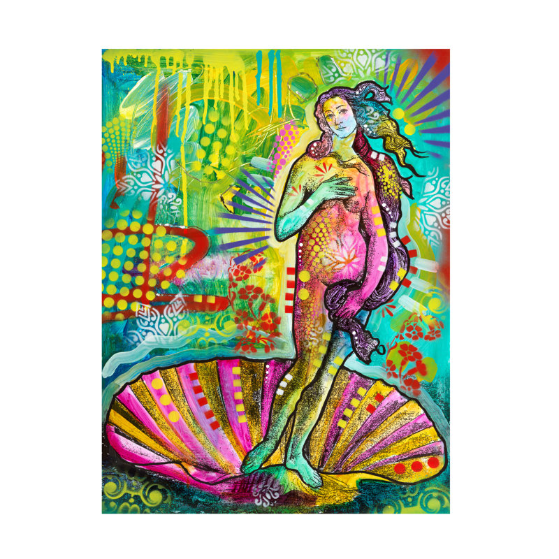 Art sur toile «bolur Dean Dean» par Vénus de Milo, H 19 po x l 14 po