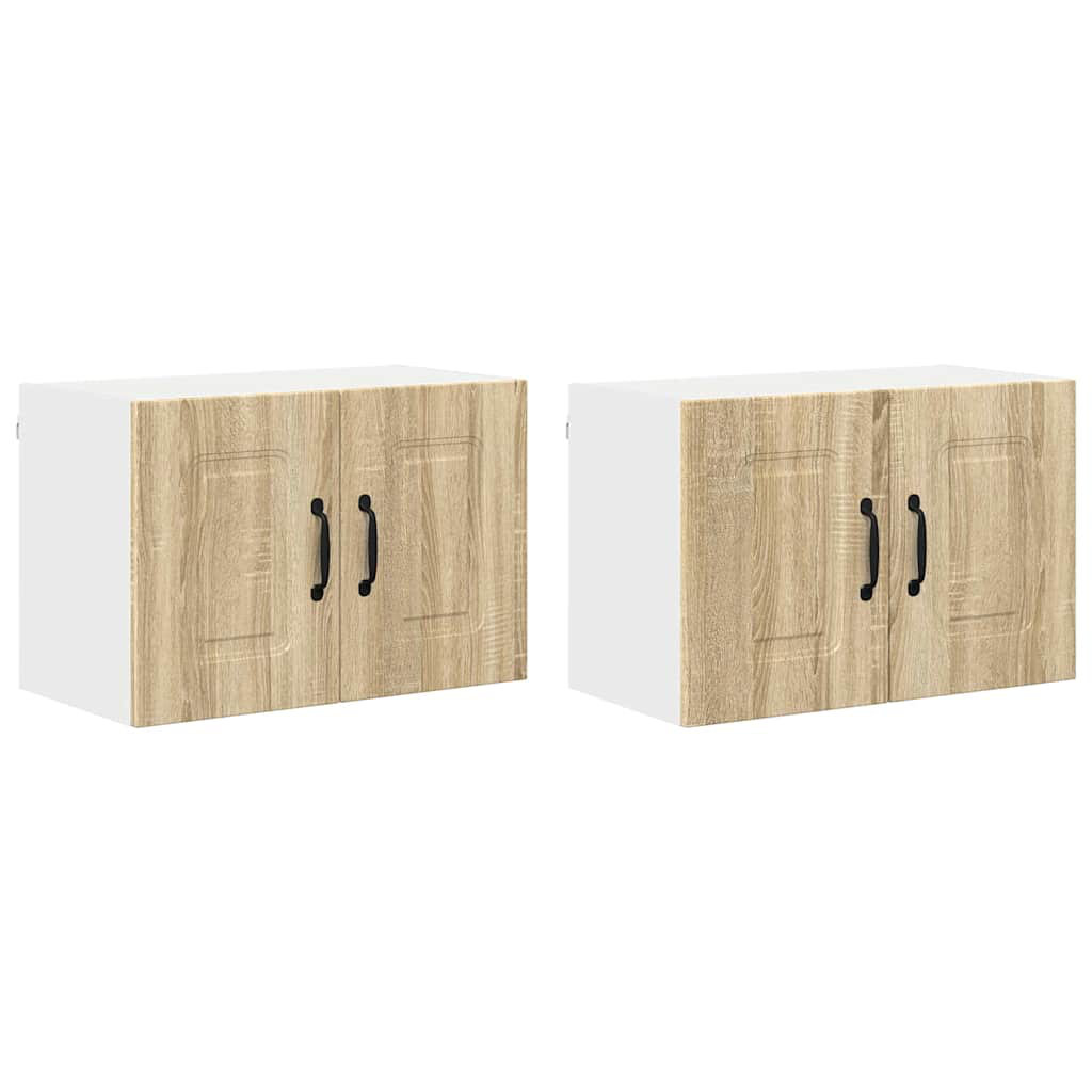 Vidaxl Kitchen Wall Cabinet 2 Pcs High Gloss White 60 X 31 X 40 Cm