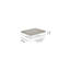 Ensemble de boîtes de rangement polyvalentes (8 pièces), crème, 10,8 x 2,0 x 8,9 pouces | 100% plastique durable, va au lave-vaisselle | Idéal pour organiser les espaces de cuisine, de bureau et de maison, ce qui permet d'économiser de l'espace-1239864588