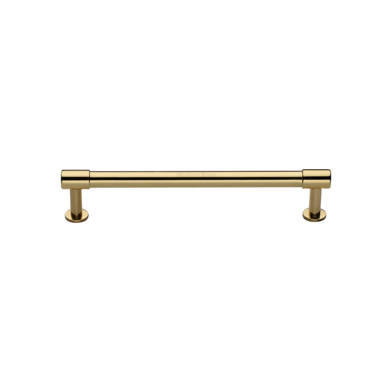 Heritage Brass Heritage Cabinet Pull Phoenix Design with Rose, 12.8cm, Polished Brass
