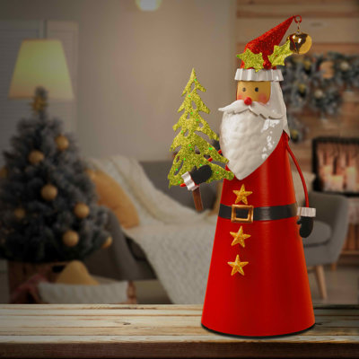 Père Noël en métal 12 po