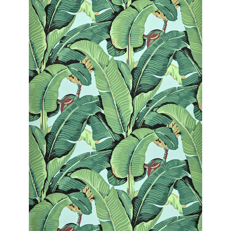 Hinson Icons Floral Wallpaper Roll, Sky