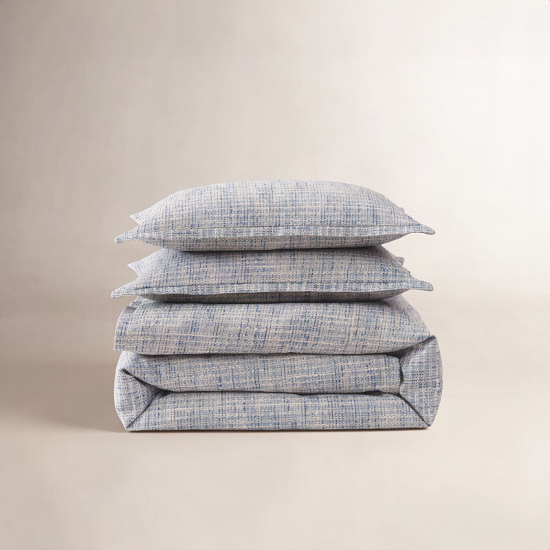Ensemble de housse de couette Tweed, Housse de couette pour grand lit et 2 taies décor, Île Seymour Nord, Galapagos
