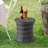 Aghilas Round Outdoor Side Table , 20 " W 20 " D-2082739178