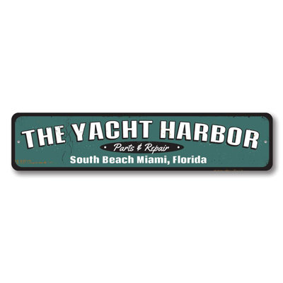 Panneau en aluminium Yacht Harbor