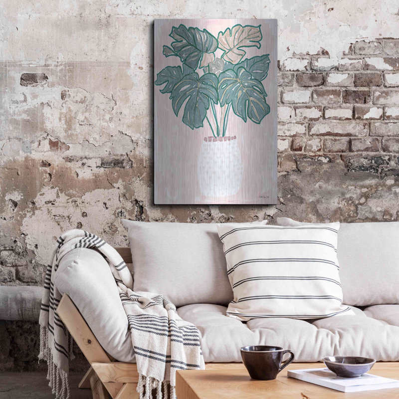 «Pink Palms 2» par Stellar Design Studio, H 36 po x l 24 po