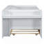Lit de jour simple multifonctionnel avec tiroirs, lit gigogne, tête de lit, tables et station de charge USB pour des espaces de vie polyvalents-572664779