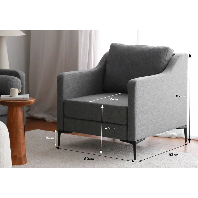 Bina Upholstered Wingback Chair