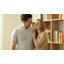 5-Tier Bookshelf, S Shaped Geometric Bookcase, Oak-420848053