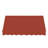 Awntech Santa Fe Fixed Awning, 76.5" x 44" x 24", Burgundy/Tan Stripe-28213027-28213266