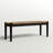 Arminia Upholstered Seagrass Bench-2036829313