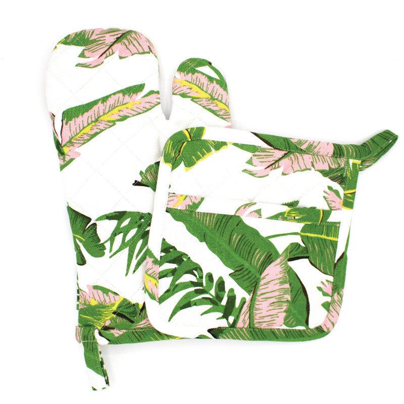 Ensemble de mitaines de four Natural Botanical