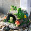 Decorative Frog Downspout Extension Statue for 3x4 Inch Gutter Splash Block Outdoor Lawn Patio Ornament