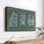 Impression sur toile bleu sarcelle calculatrice-1903595713