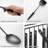 Metal Cooking Utensil Gadgets Tools Set, KitchenSet 13 Pcs for Non-Stick Cookware