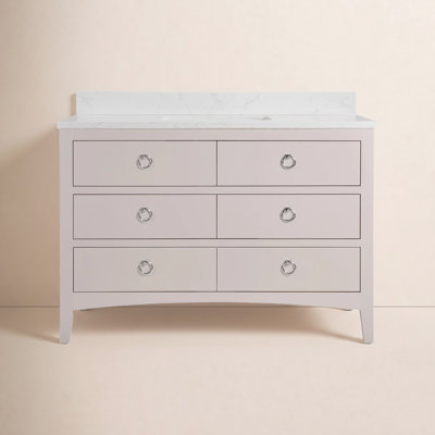 Teoni 48" Oak Single Bathroom Vanity