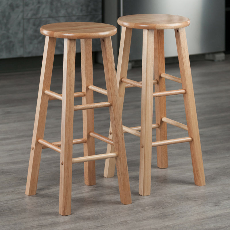 Tabouret de bar Azaya, Tabouret de bar (hauteur de siège de 29,1 po), Natural, 2
