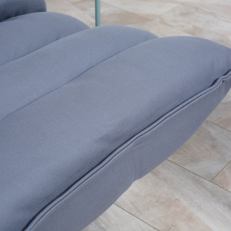 Fauteuil pivotant avec support pour le dos, fauteuil de jeu vidéo réglable en microfibre pour lire, se prélasser, méditer