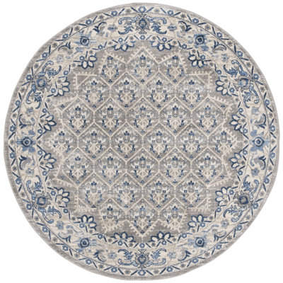 Carmen Light Gray/Blue Area Rug