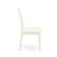 Ensemble de coin repas 3 pièces pour petits espaces comprenant une table de salle à manger ronde avec piédestal et 2 chaises de cuisine en tissu de lin, blanc lin