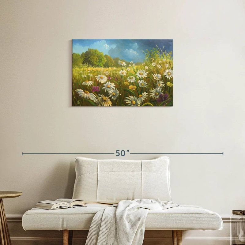 Champ de fleurs d'Alvord en été, H 20 po x l 30 po