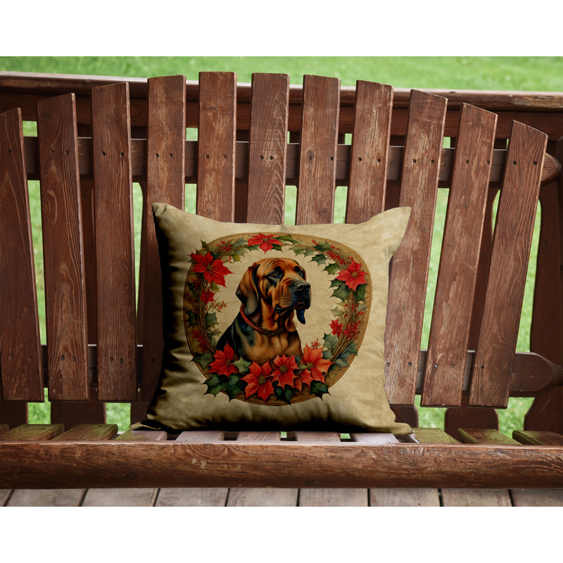 Coussin Christmas, 14 po x 14 po, Carré