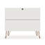 Rockefeller 35" Dresser In White (3-Drawer)-769863040