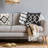 Modern Tufted Diamonds Cotton Throw Pillow
