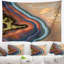 Tapisserie abstraite à texture minérale-28491584