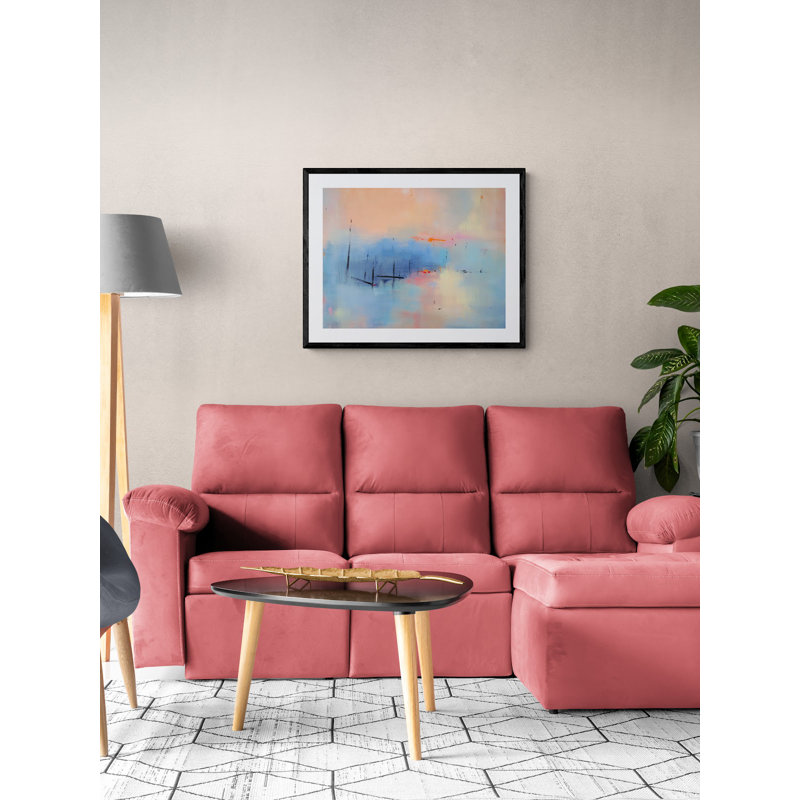Heart Of A Sunshine Dream Print by Jacquie Gouveia, Black Framed Paper, White, 39" H x 30" W