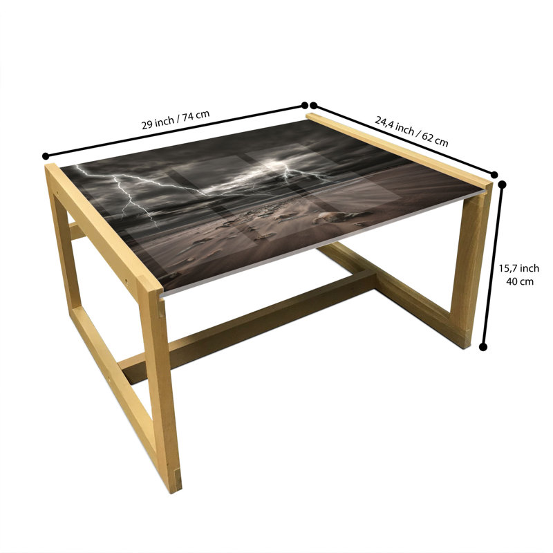 Jalyrica Sled Coffee Table, 62cm H x 74cm W x 40cm D
