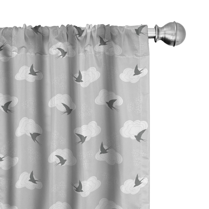 Semi-Sheer Rod Pocket Sliding Panel, 28" x 84"