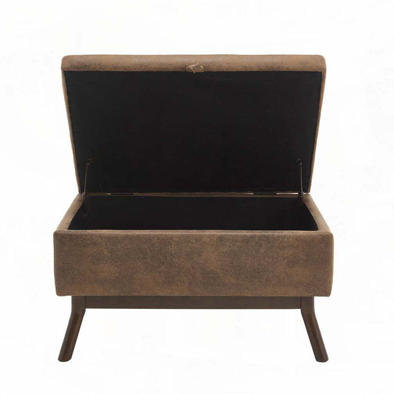 Storage Coffee Table,Ottoman, Coffee Microsuede
