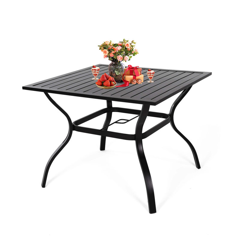 37" Square Outdoor Dining Table