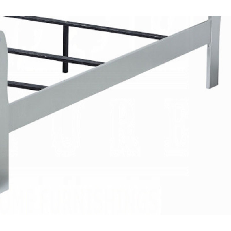 Louis Philippe Bed Component Siderails, Platinum, Twin