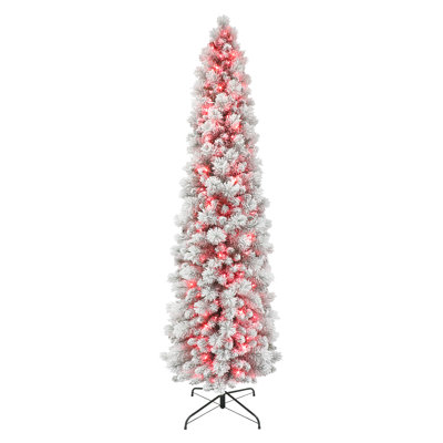 Haddley Lighted Pine Christmas Tree