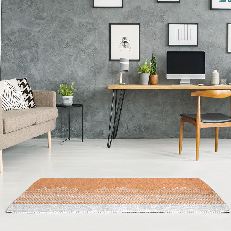Chenille Geometric Indoor Rug, Rectangle 3' x 5'